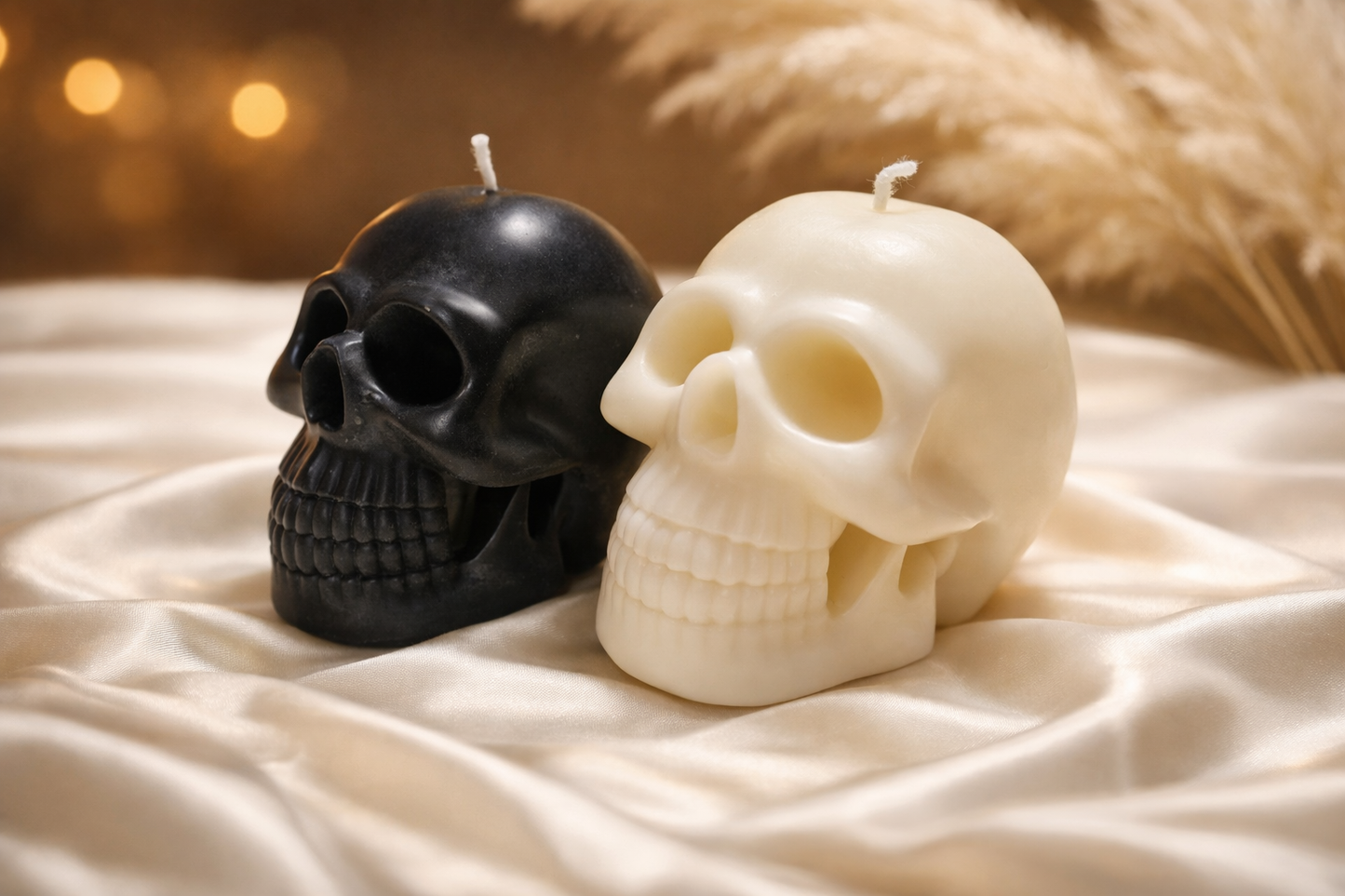 Standkerze "Skull"